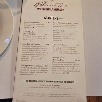 Cavalryman Steakhouse - Menu - Steakhouses Near Me - Laramie, Wyoming Cavalryman Steakhouse - Menu - Steakhouses Near Me - Laramie, Wyoming