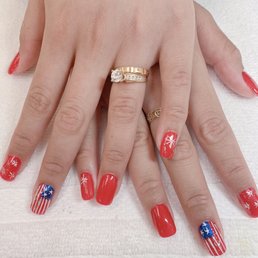 Thank you Mrs. Diane. My beautiful nails for July 4th ready