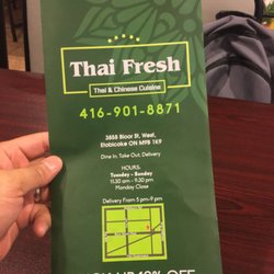 Thai Fresh - Take out menu