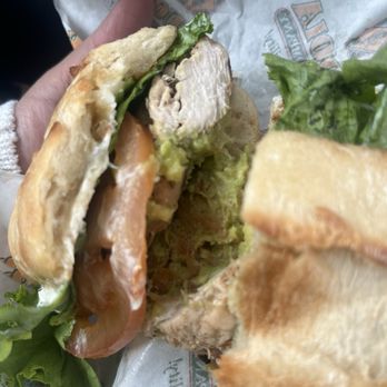 Sequoia Sandwich Company - Inside of chicken sammi - Sandwiches Near Me - Clovis, California