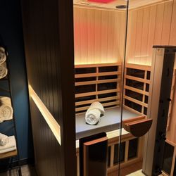 Planet Sun Tanning & Wellness Salon - Experience the warmth and relaxation of the Clearlight Infrared Sauna. Glow. Restore. Recover.