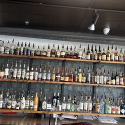 Paxton Pub - Back bar liquor selection