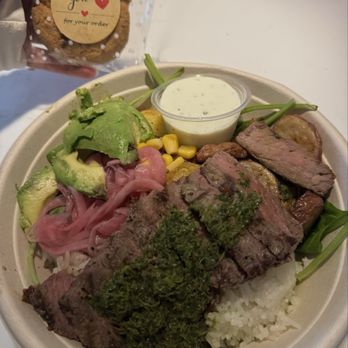 Boltiful Fresh Kitchen - Chimichurri Steak Bowl - New American Near Me - San Jose, California