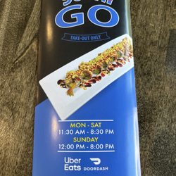 Sushi Go - Menu