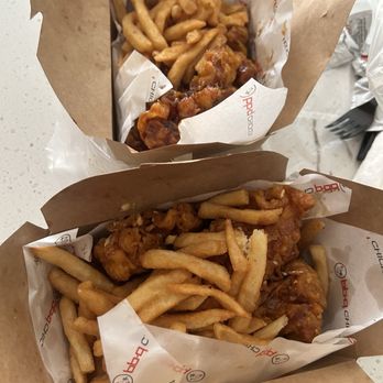bb.q Chicken - Lunch specials: Honey Garlic Boneless Combo and Soy Garlic Boneless Combo - Korean Near Me - Clovis, California bb.q Chicken - Lunch specials: Honey Garlic Boneless Combo and Soy Garlic Boneless Combo - Korean Near Me - Clovis, California
