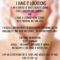 Shringar - Please call or txt me for an appointment.