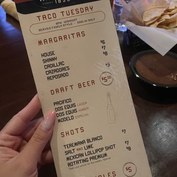 Madero 1899 - taco tuesday menu - Mexican Near Me - Fullerton, California Madero 1899 - taco tuesday menu - Mexican Near Me - Fullerton, California