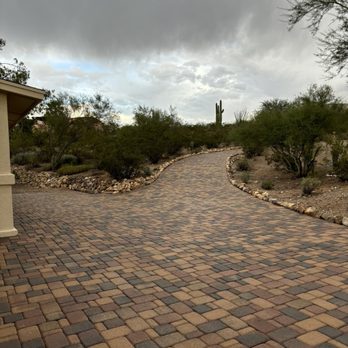 Blue Ribbon A Brick Paver Specialist - Finished driveway - General Contractors Near Me - Tucson, Arizona Blue Ribbon A Brick Paver Specialist - Finished driveway - General Contractors Near Me - Tucson, Arizona