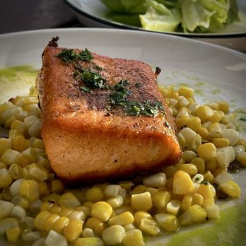 Mann's On The Lake - Pan-roasted Pacific Salmon - Cocktail Bars Near Me - Lake Oswego, Oregon Mann's On The Lake - Pan-roasted Pacific Salmon - Cocktail Bars Near Me - Lake Oswego, Oregon