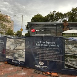Franklin Square - 9/7/2024 patco station under construction