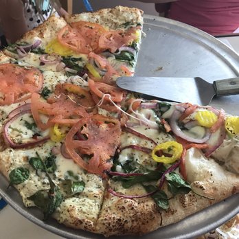 Cosmos Pizza - The JahJah... ricotta base, good crust, fresh tomato, red onion, fresh spinach... very good pizza! Another win for Cosmos. - Pizza Near Me - Corolla, North Carolina Cosmos Pizza - The JahJah... ricotta base, good crust, fresh tomato, red onion, fresh spinach... very good pizza! Another win for Cosmos. - Pizza Near Me - Corolla, North Carolina