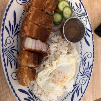 Cebu Chicago - Breakfast lechon kawali - Filipino Near Me - Chicago, Illinois Cebu Chicago - Breakfast lechon kawali - Filipino Near Me - Chicago, Illinois