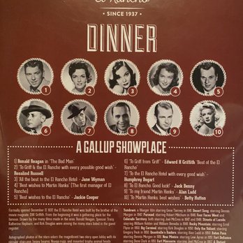 El Rancho Hotel - Dinner Menu - Hotels Near Me - Gallup, New Mexico El Rancho Hotel - Dinner Menu - Hotels Near Me - Gallup, New Mexico