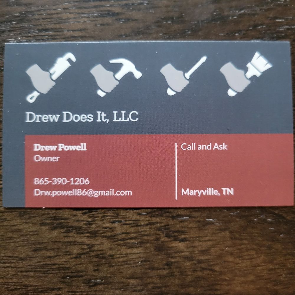 Slide of Drew Does It