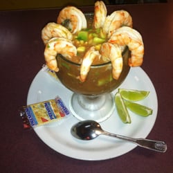 Taco Del Rey - My new fav dish coctel de camarones