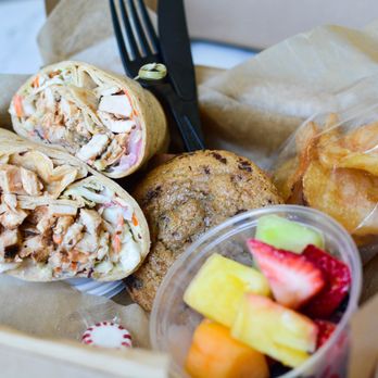 Butler's Boardroom - BBQ Chicken Wrap in our newly packaged box lunch. - Caterers Near Me - Saint Louis, Missouri Butler's Boardroom - BBQ Chicken Wrap in our newly packaged box lunch. - Caterers Near Me - Saint Louis, Missouri