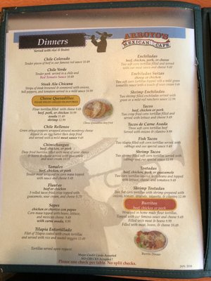 Menu photo 8 Arroyo's Mexican Cafe Stockton, CA Menu photo 8 Arroyo's Mexican Cafe Stockton, CA