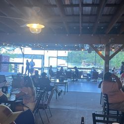 Scallywag's Bar & Grill - Waterfront at Badin Lake Marina - Outdoor Seating