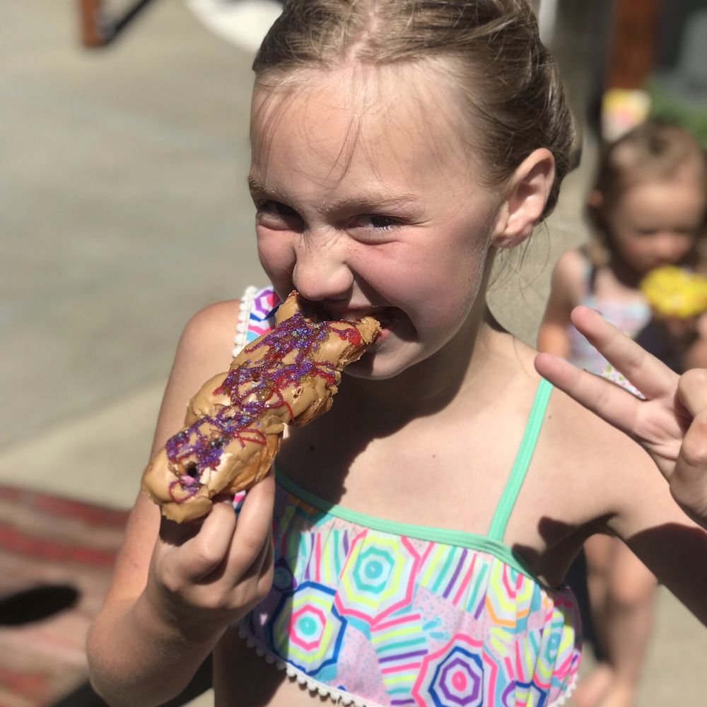 Mr Maple Donuts - My 9yr old and a special birthday girl Mr Maple donut. - Donuts Near Me - Vancouver, Washington Mr Maple Donuts - My 9yr old and a special birthday girl Mr Maple donut. - Donuts Near Me - Vancouver, Washington