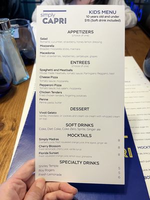 Menu photo 3 Simply Capri Winter Garden, FL Menu photo 3 Simply Capri Winter Garden, FL