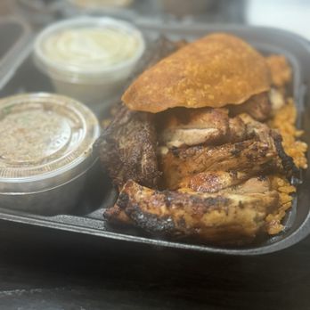 Red Rice - Hafa Adai Plate - Barbeque Near Me - Las Vegas, Nevada