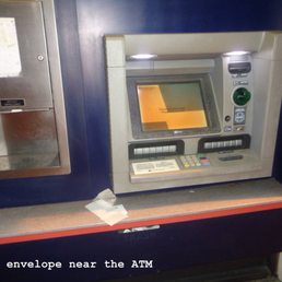 No deposit envelope near the ATM No deposit envelope near the ATM