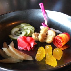 Shu Shop - Oshinko - chef's selection of house-made pickles.