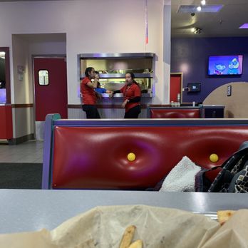 Chuck E. Cheese - workers holding up the counter - gossiping. - Pizza Near Me - Fairfield, California Chuck E. Cheese - workers holding up the counter - gossiping. - Pizza Near Me - Fairfield, California