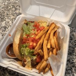 Back Home BBQ & Brew - Brisket cheesesteak