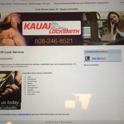 Kauai Locksmith - Website info...