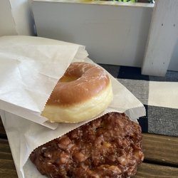The Donut Hole - Fritter & Glazed donut.