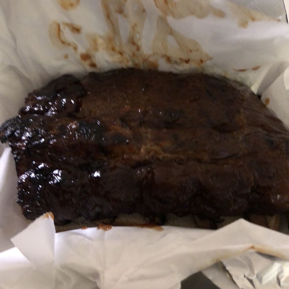 Mabel's Barbeque - half a slab of ribs with home made sauce - Soul Food Near Me - West Chester, Pennsylvania Mabel's Barbeque - half a slab of ribs with home made sauce - Soul Food Near Me - West Chester, Pennsylvania