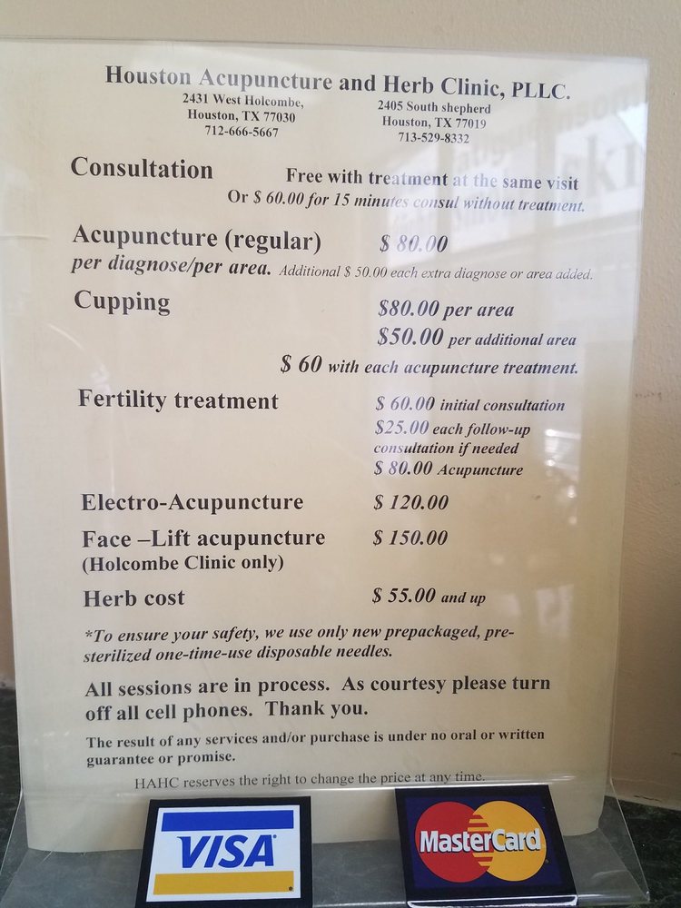 HOUSTON ACUPUNCTURE Updated September 2024 2431 W Blvd