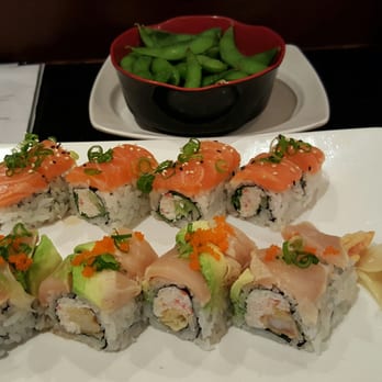 Sushiya - Albacore special rolls and the Spanish roll. Fifty percent off dine in. $7.50 each. Edamame was $4.00 - Sushi Bars Near Me - Chula Vista, California Sushiya - Albacore special rolls and the Spanish roll. Fifty percent off dine in. $7.50 each. Edamame was $4.00 - Sushi Bars Near Me - Chula Vista, California