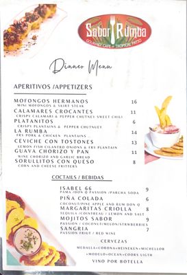 Menu photo 2 Sabor y Rumba Ponce, PR