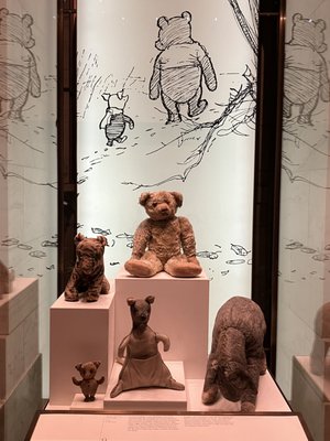Photo of New York Public Library - Stephen A. Schwarzman Building - New York, NY, US. Winnie the Pooh and Friends - Polonsky exhibit.