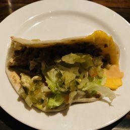 Cheeseburger taco Cheeseburger taco