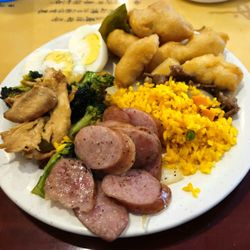 Hibachi Buffet - A plate of deliciousness from a $13 ACE lunch!