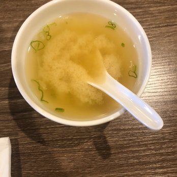 Ahi Sushi - Miso Soup easily the best miso soup I have ever had. 10/10 - Sushi Bars Near Me - Bakersfield, California