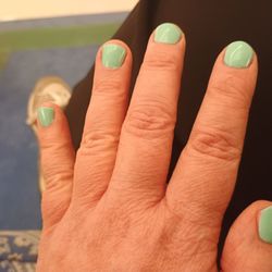 Oxmoor Center - My manicure done at Pro Nails Oxmoor in time for St. Patrick's Day.