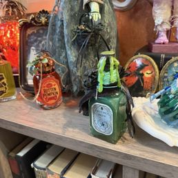 Antique Vintage Halloween Witch Potion Bottles Antique Vintage Halloween Witch Potion Bottles