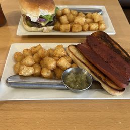 Love the old grilled split dog Love the old grilled split dog