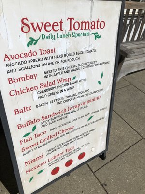 Menu photo 1 Sweet Tomato Oyster Bay, NY Menu photo 1 Sweet Tomato Oyster Bay, NY