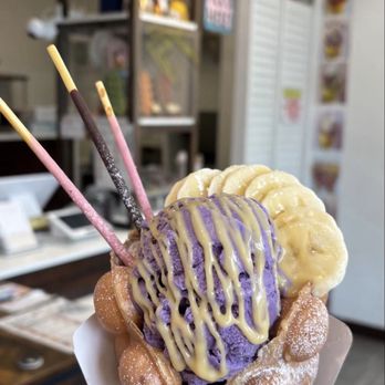 Double Three - ube - Ice Cream & Frozen Yogurt Near Me - Kailua, Hawaii Double Three - ube - Ice Cream & Frozen Yogurt Near Me - Kailua, Hawaii