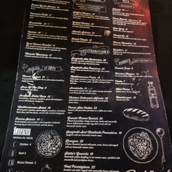 Spicy Olive Bar and Grille - Menu as of October 2019