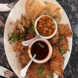 Hot appetizer plate Hot appetizer plate
