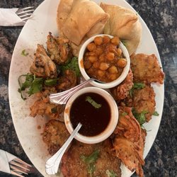 Indian Hut Restaurant - Hot appetizer plate