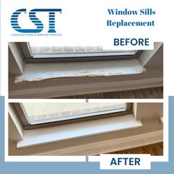 Constructions & Services Tiniacos - Window sill replacement