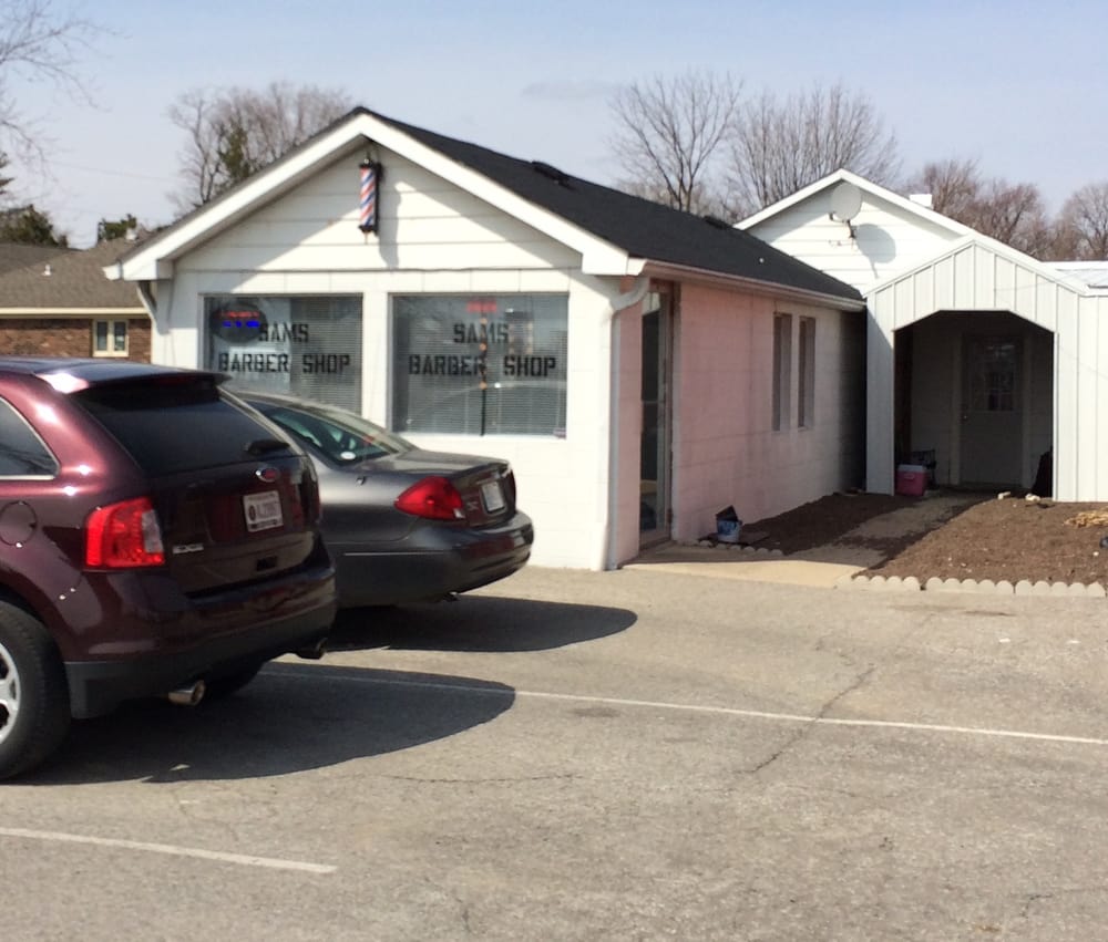 Sam's Barber Shop Logo