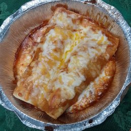 Enchiladas with three exclamation points.